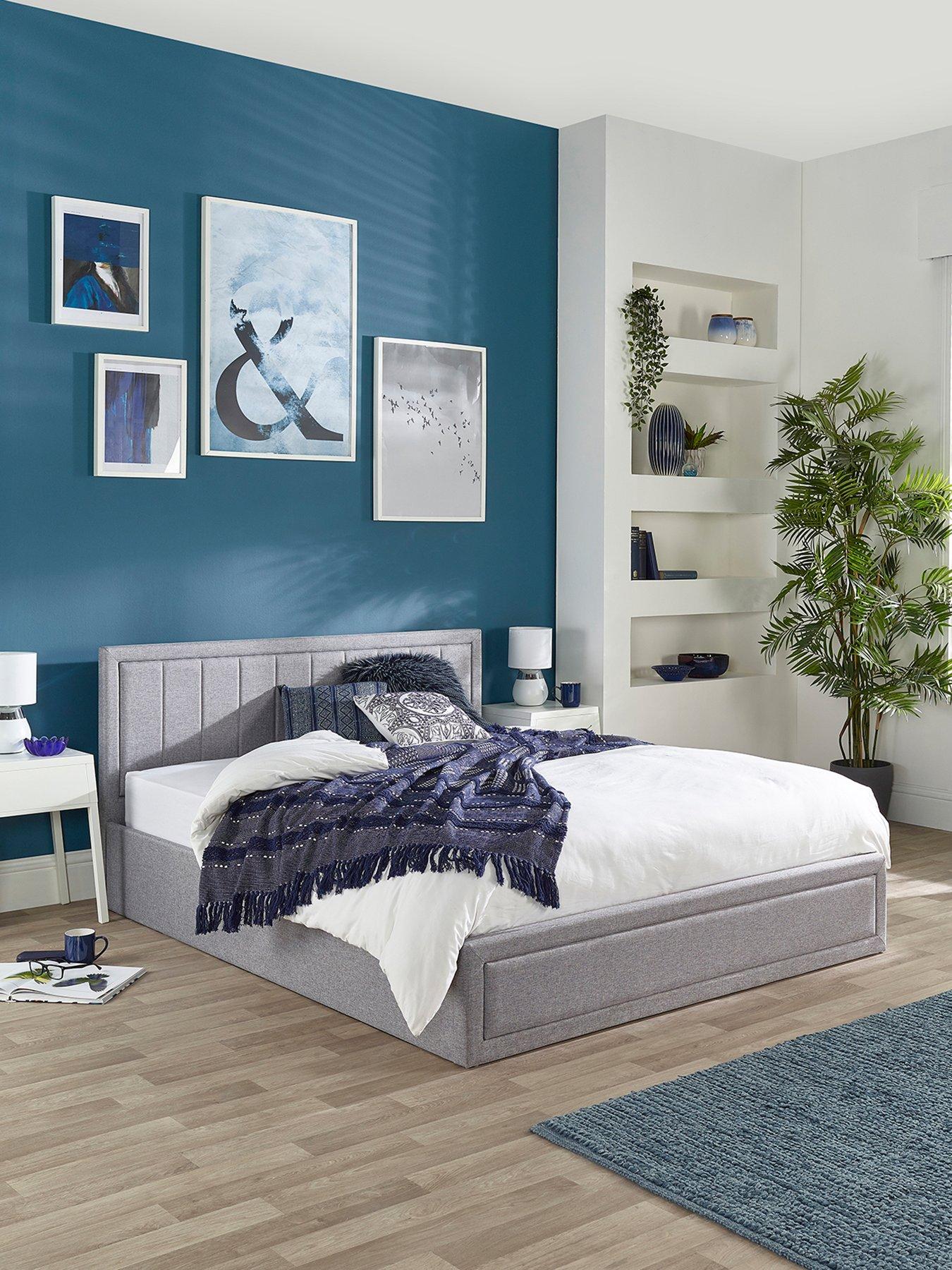 undefined Cotswold Framed Quilted Headboard Ottoman Bed