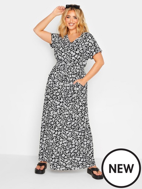 yours-yours-maxi-t-shirt-dress-black