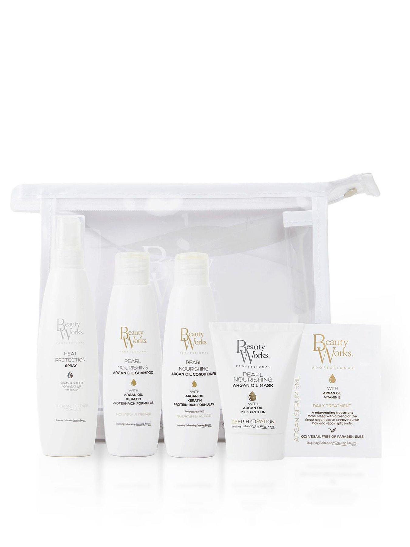 Image 1 of 2 of Beauty Works Travel Set - Argan Moisture Repair 50ml