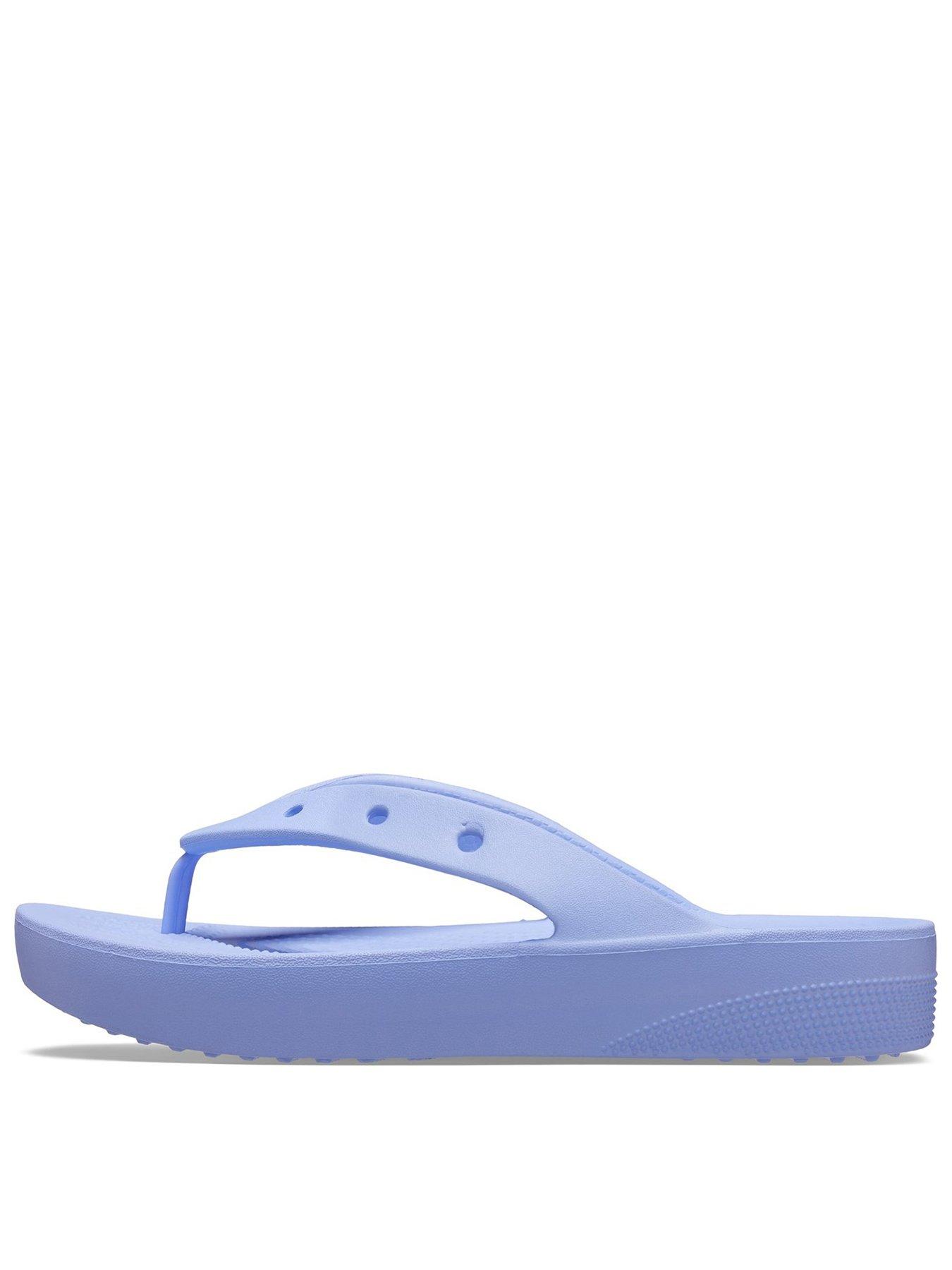 Purple clearance platform crocs