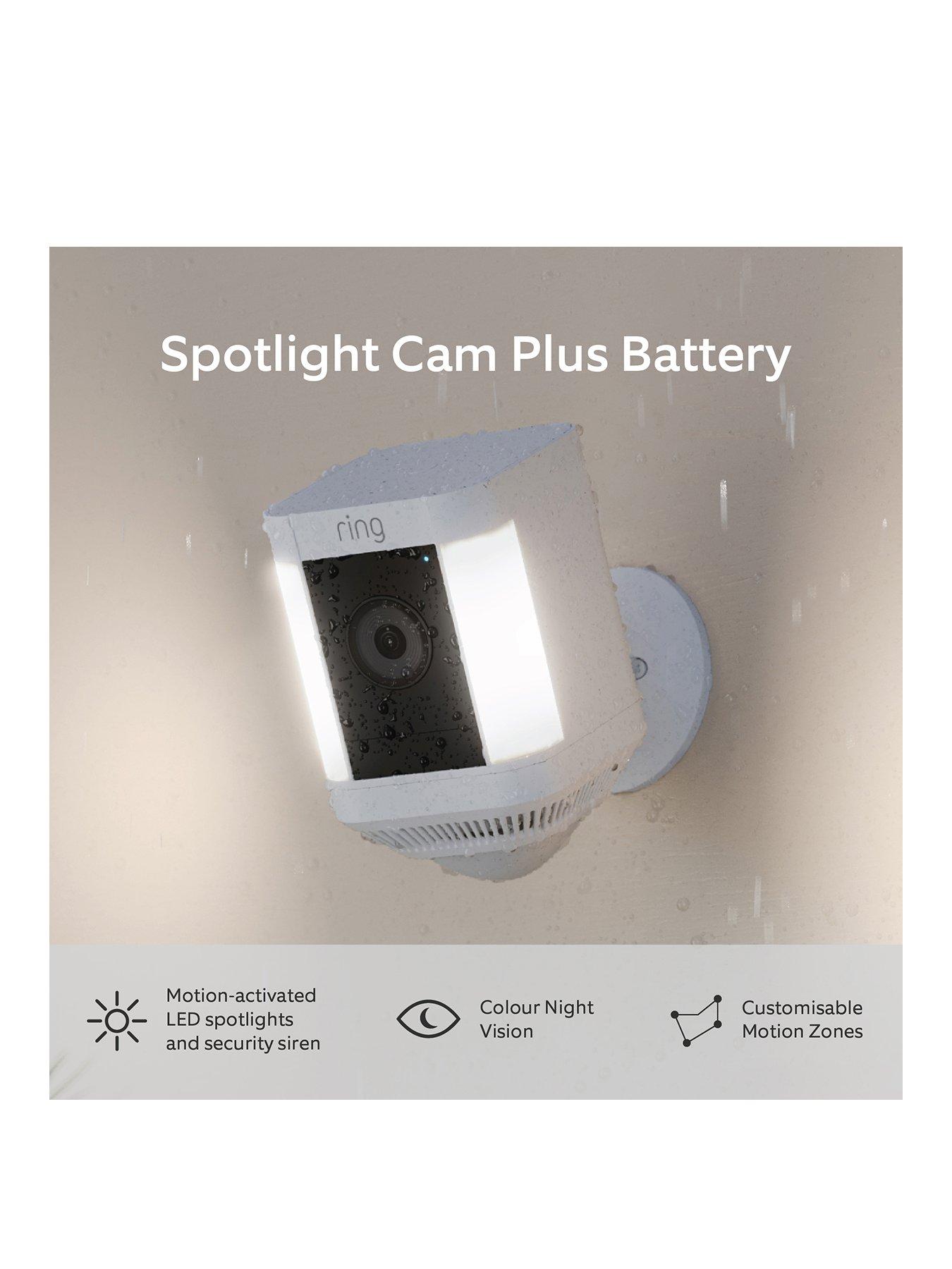RING Spotlight Cam Plus, Battery White