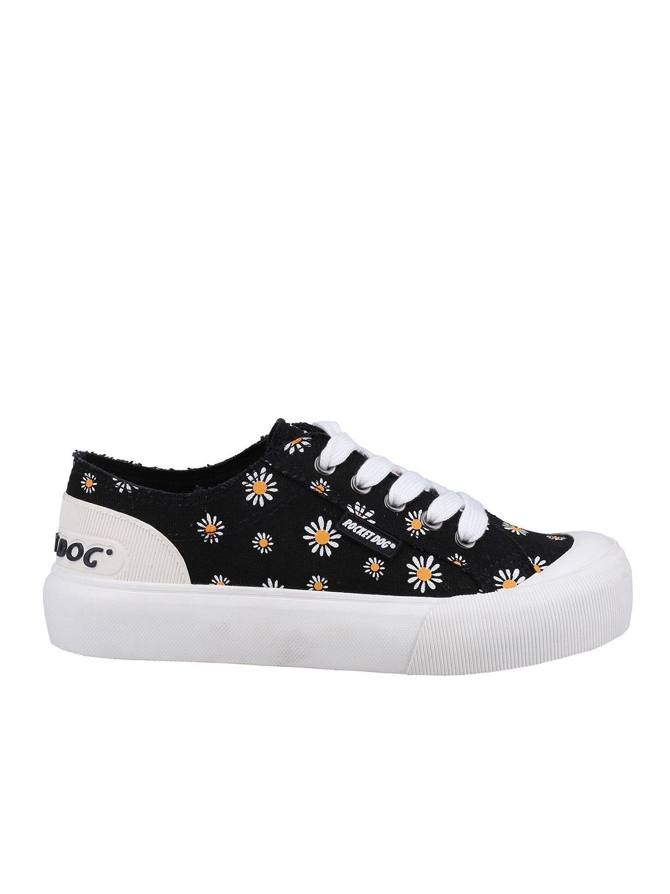 Rocket Dog Daisy Print Jazzin Plus Plimsolls Daisy Print