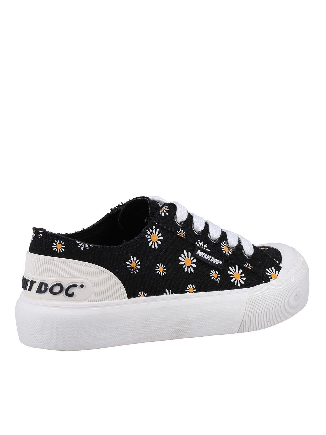 Rocket Dog Daisy Print Jazzin Plus Plimsolls Daisy Print