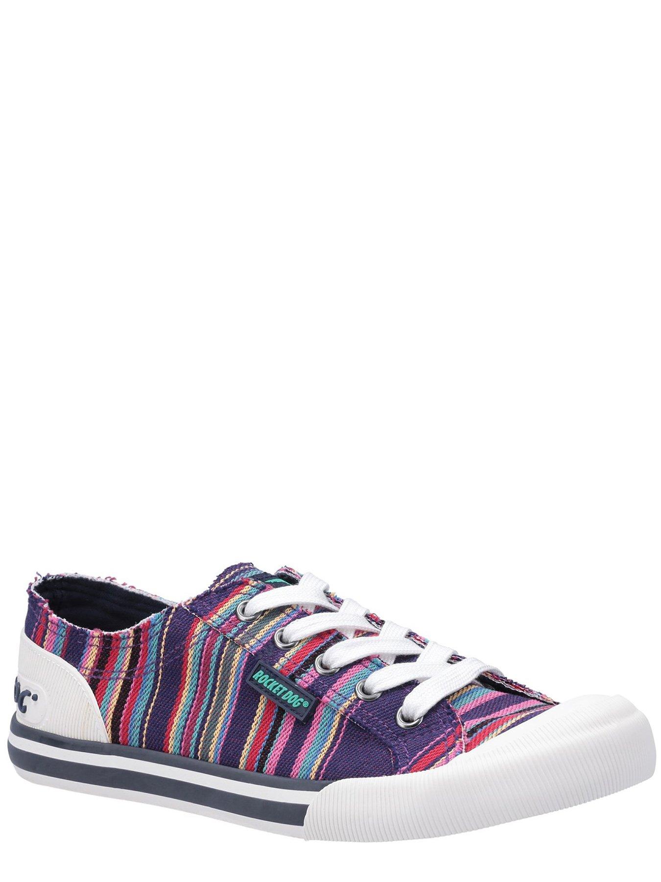 Image 3 of 5 of Rocket Dog Jazzin Plimsolls - Black