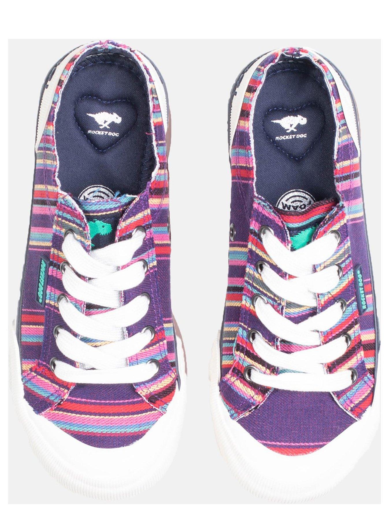 Image 4 of 5 of Rocket Dog Jazzin Plimsolls - Black