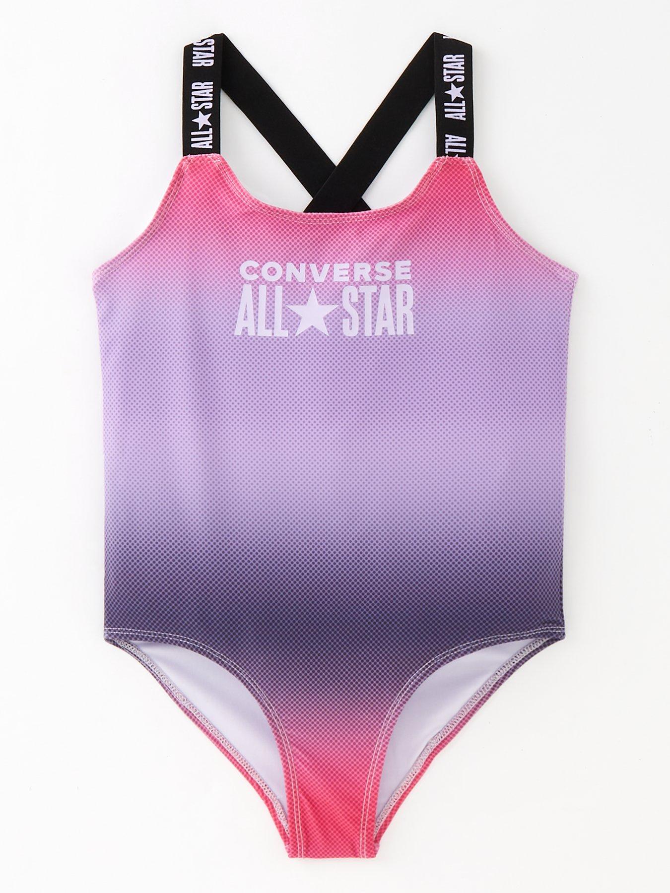 Older Girls Core All Star Swimsuit Pink