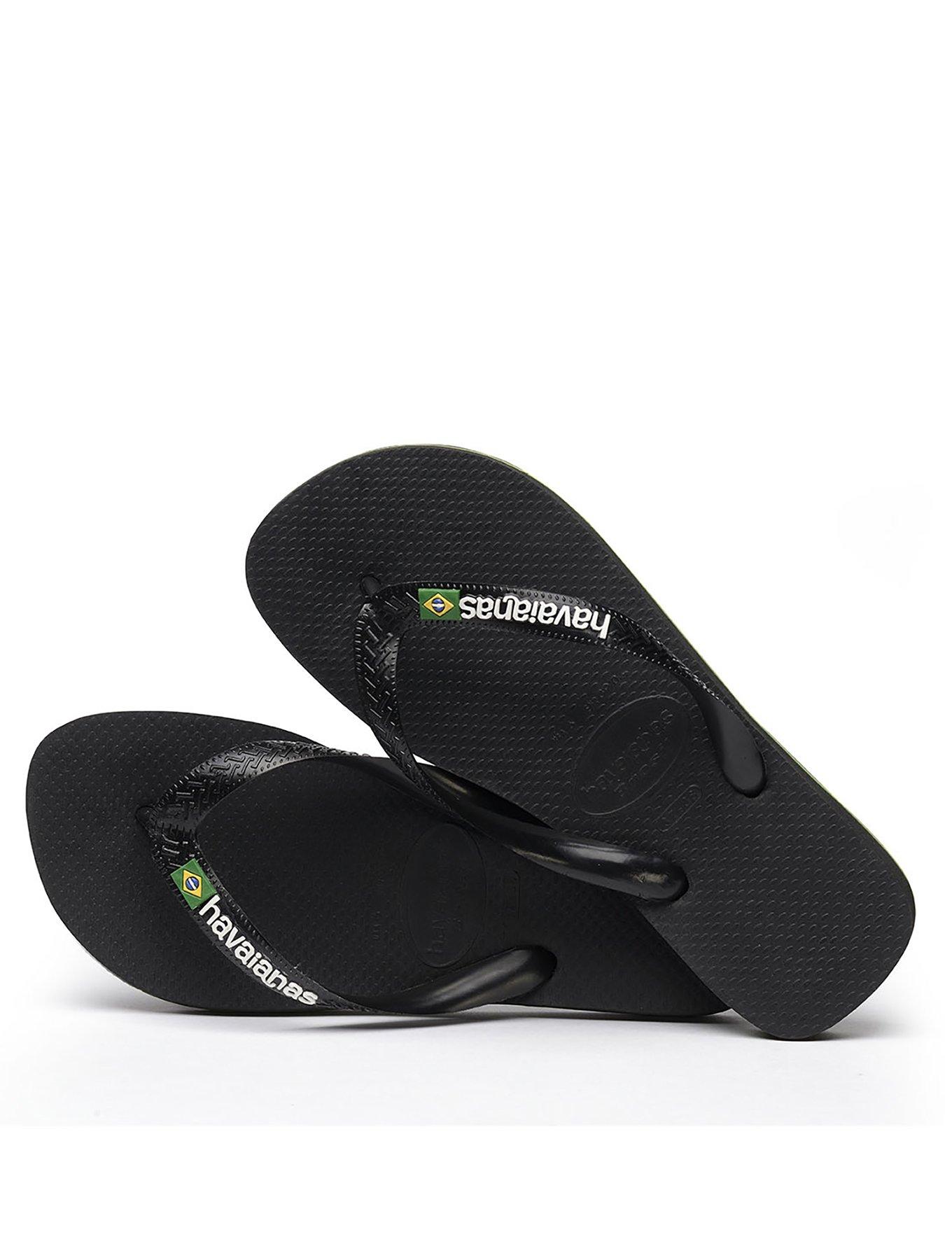  image of havaianas-mens-brasil-logo-flip-flop-black