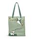  image of radley-kite-flying-fabric-medium-open-top-tote-green-fig