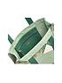 image of radley-kite-flying-fabric-medium-open-top-tote-green-fig