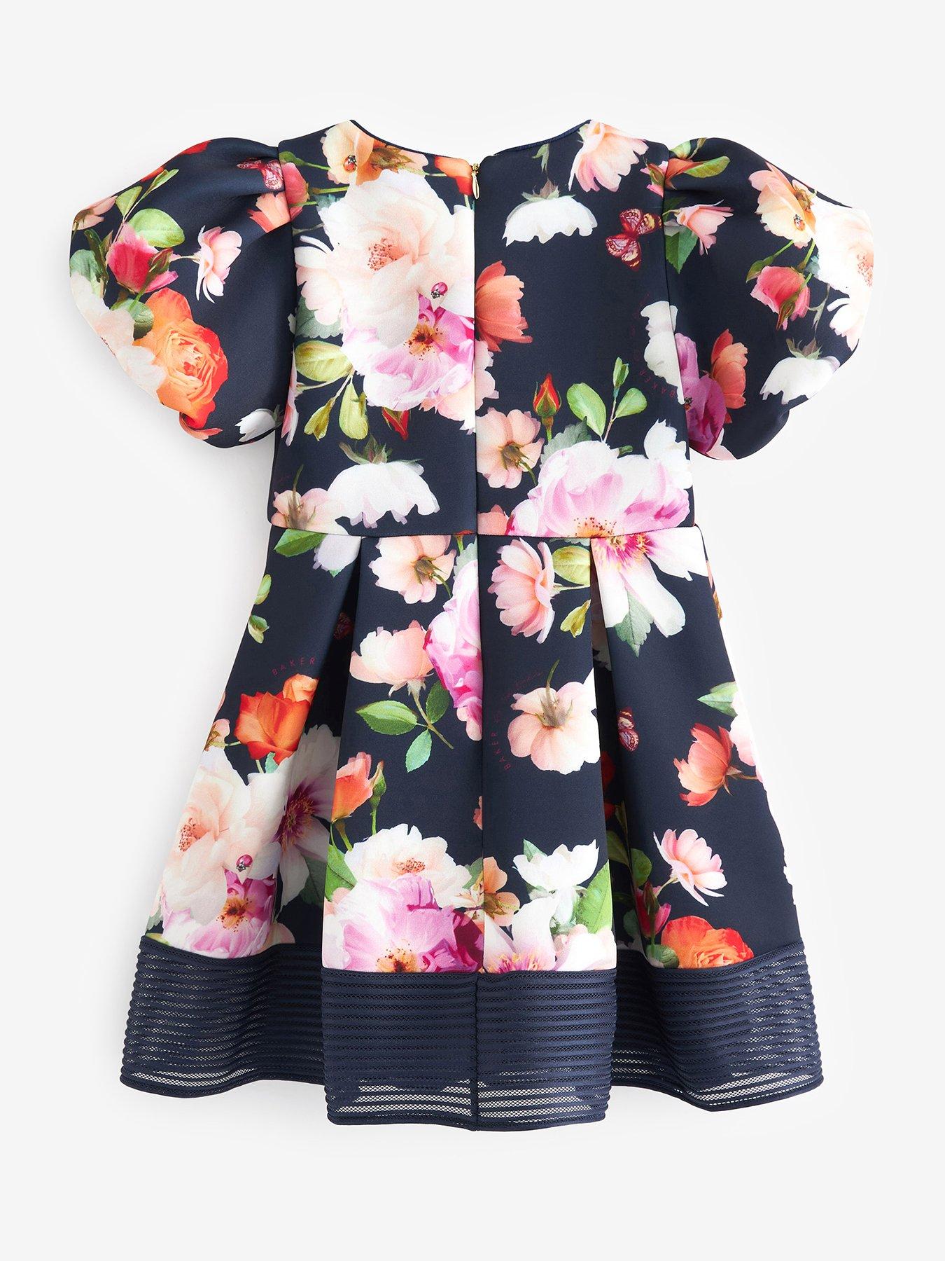 Ted baker navy floral on sale dress