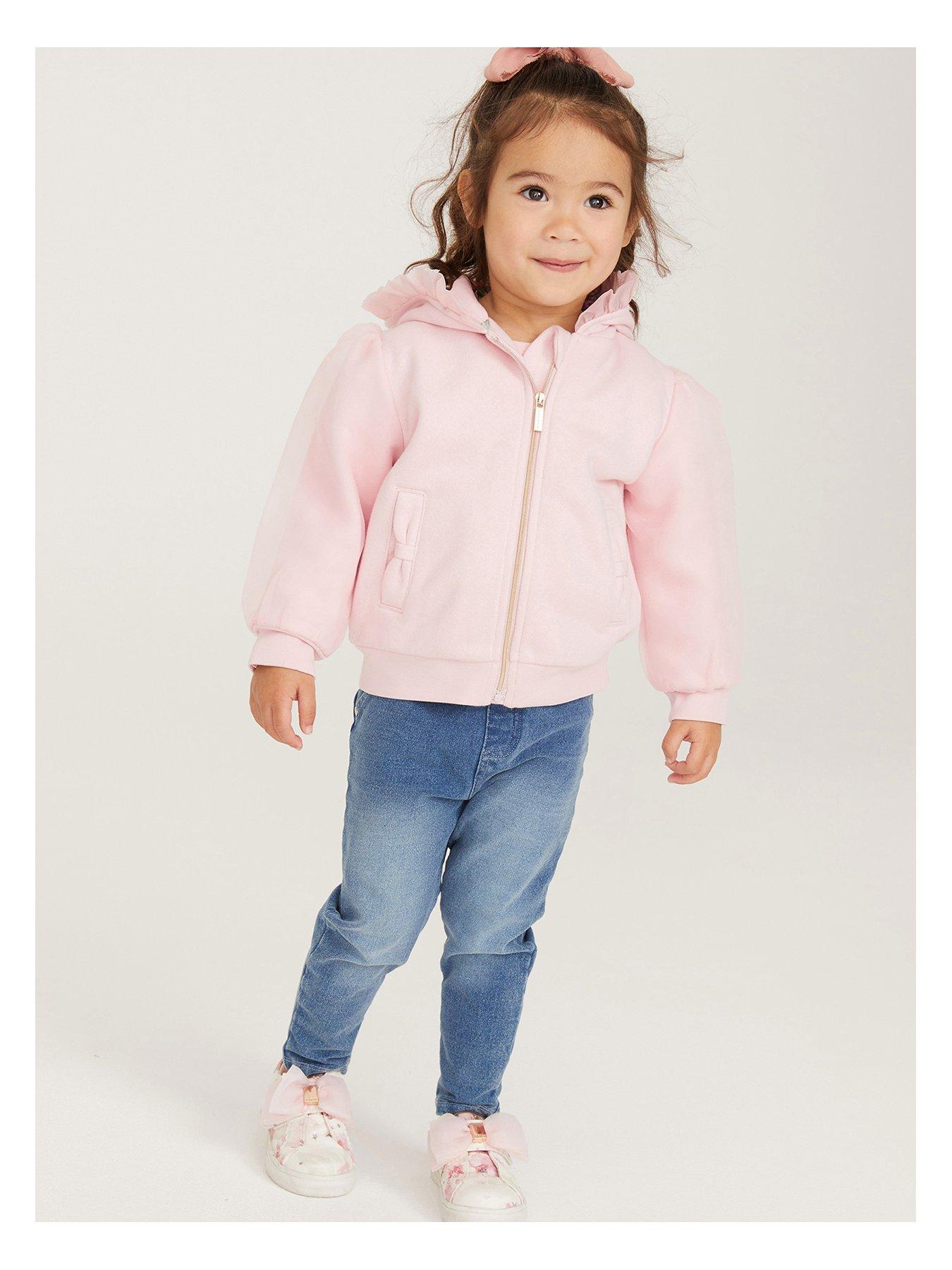 Ted Baker Baker By Ted Baker Toddler Girls Pink Zip Hoodie ...