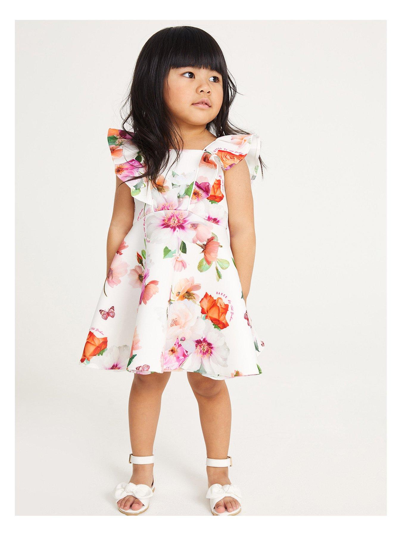 Ted Baker Baker By Ted Baker Toddler Girls Floral Scuba Dress ...