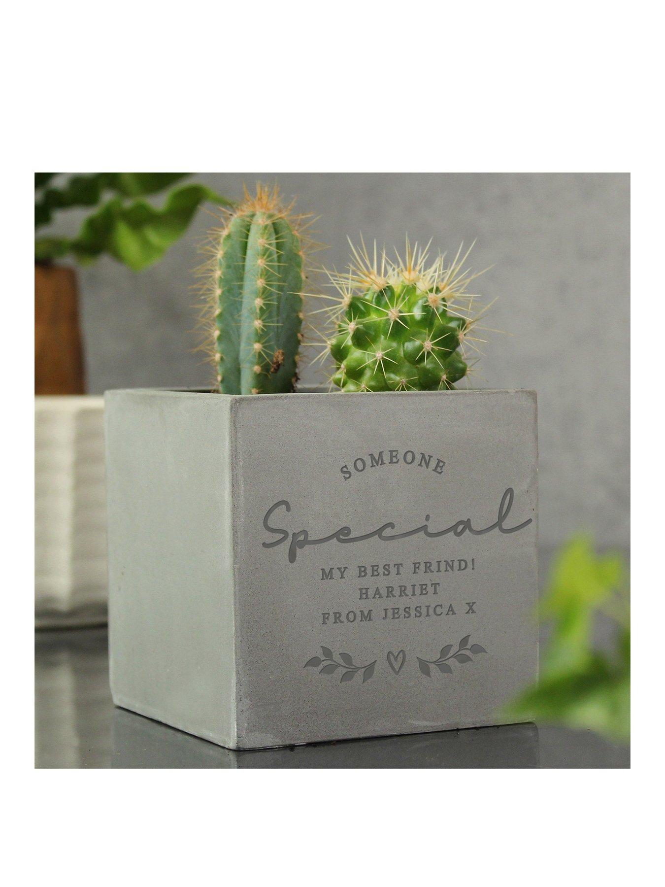 The Personalised Memento Company Personalised World's Best Concrete Pot