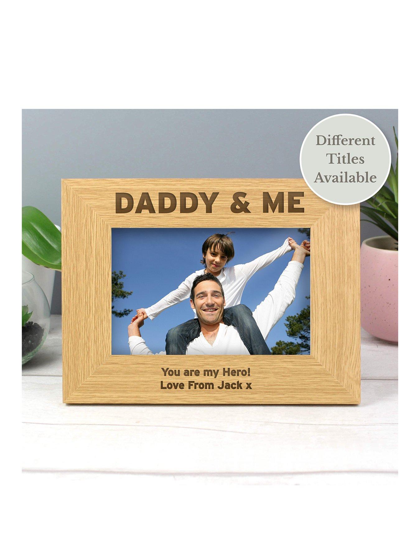 The Personalised Memento Company Personalised Wooden Photo Frame
