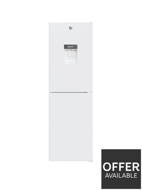 hoover-hoct3l517fwwk-55cm-wide-5050-freestanding-low-frost-fridge-freezer-with-water-dispenser-white