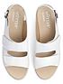  image of hotter-easy-ii-leather-strap-front-sandals-white