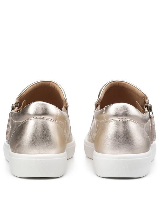 stillFront image of hotter-daisy-leather-casual-deck-shoes-soft-gold