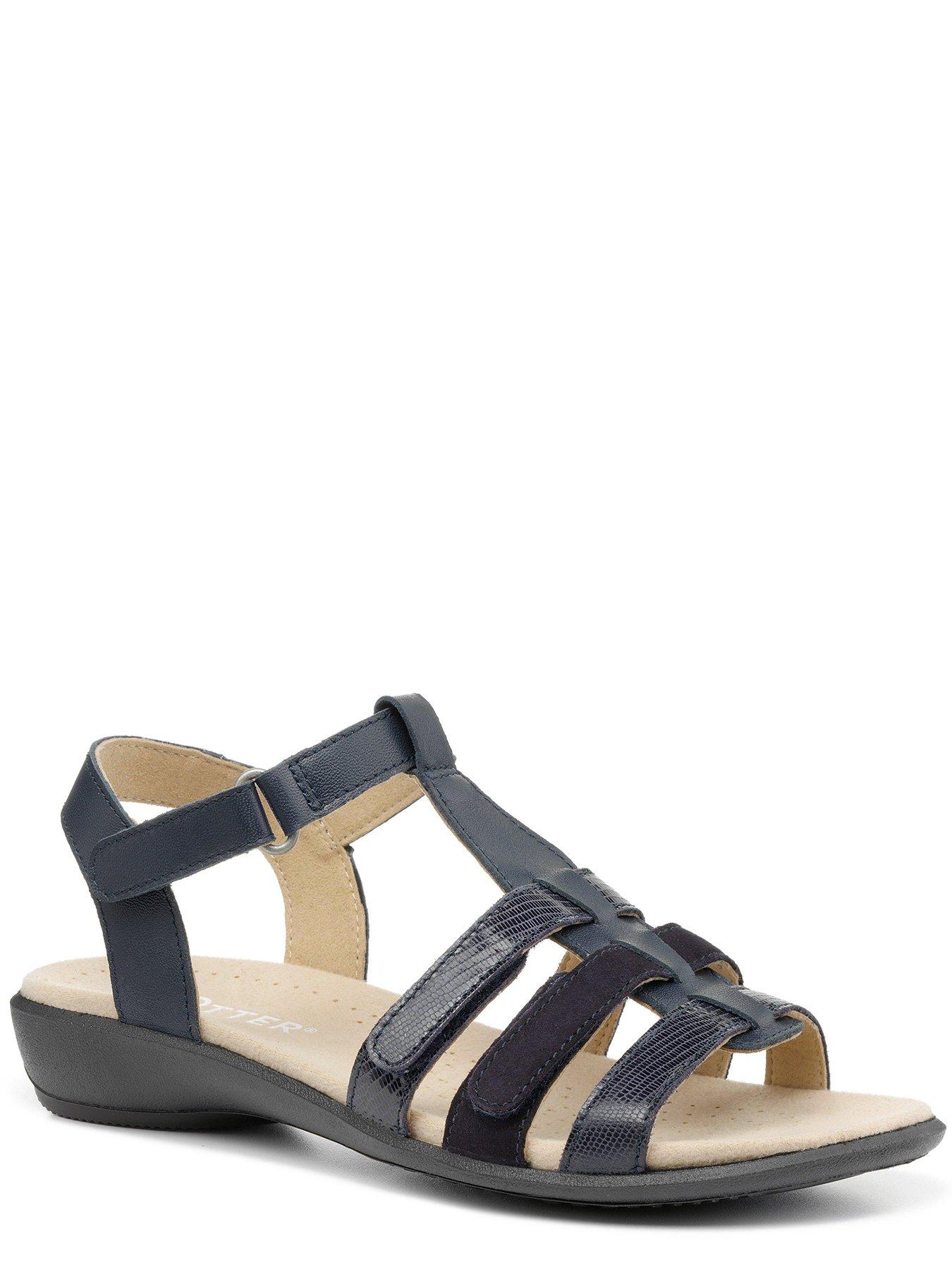 Hotter hot sale navy sandals