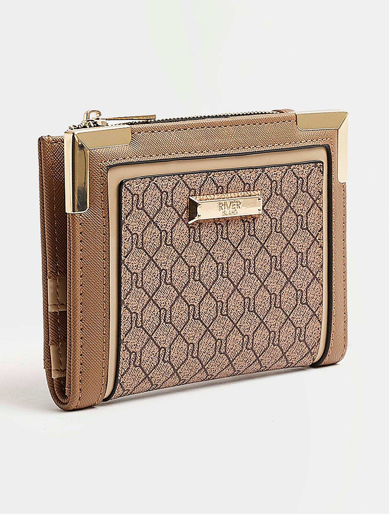 River island monogram online purse