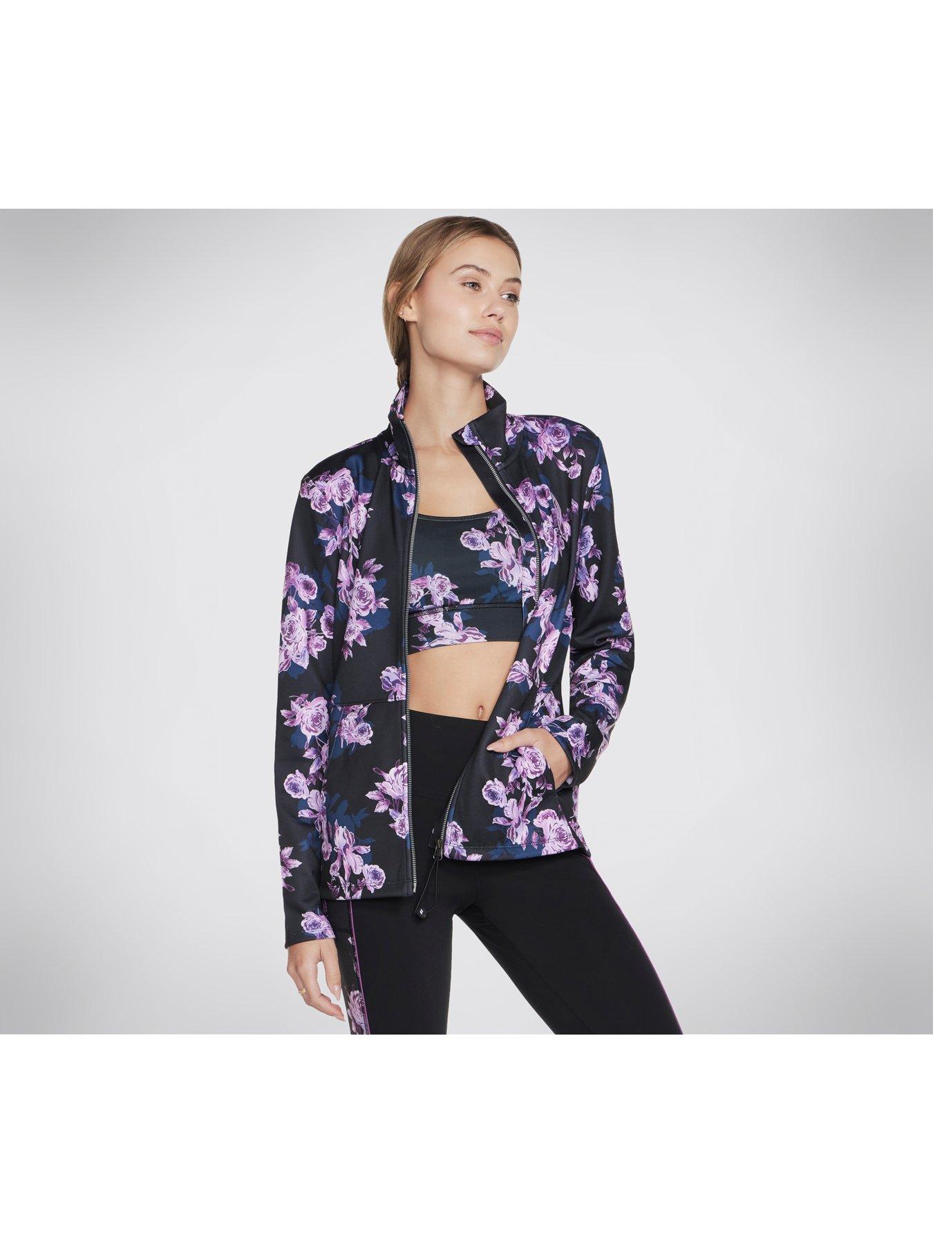 Skechers Skechcloud Winter Bloom Jacket - Winter Bloom - Print