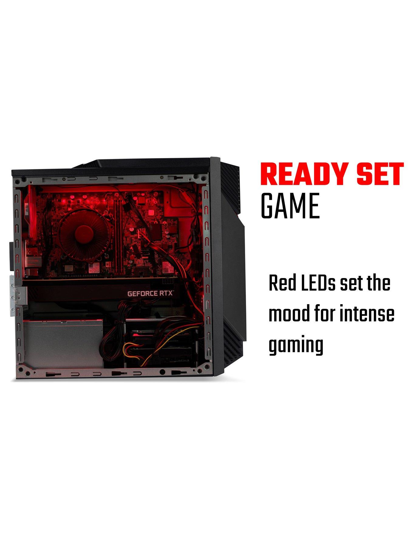 image of acer-nitro-n50-650-gaming-pc--nbspgeforce-rtx-3060-intel-core-i5-16gb-ram-1tb-ssd-black