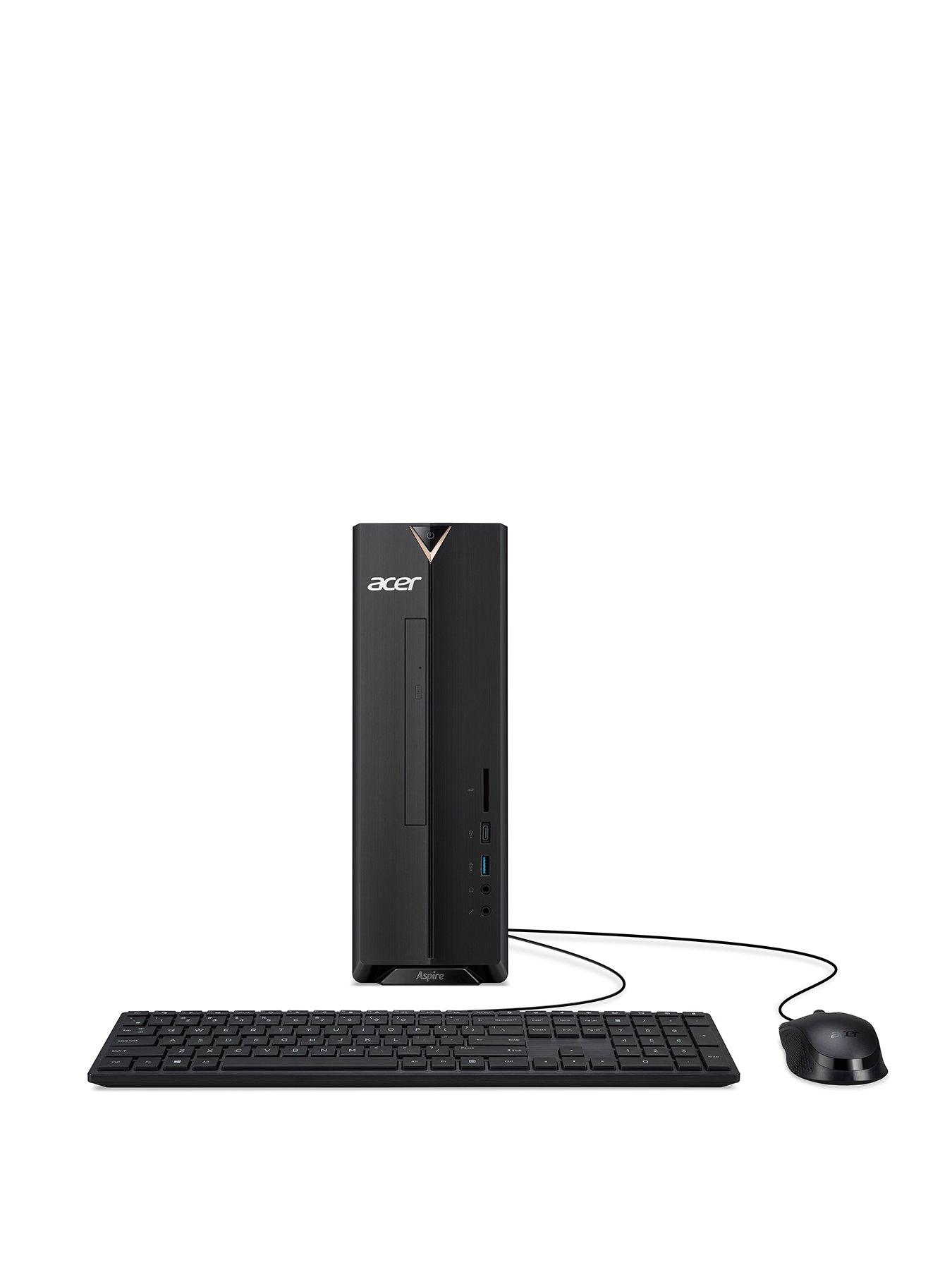 front image of acer-aspire-xc-840-desktop-pc-intel-celeron-4gb-ram-1tb-hdd-usb-keyboard-and-mouse-black