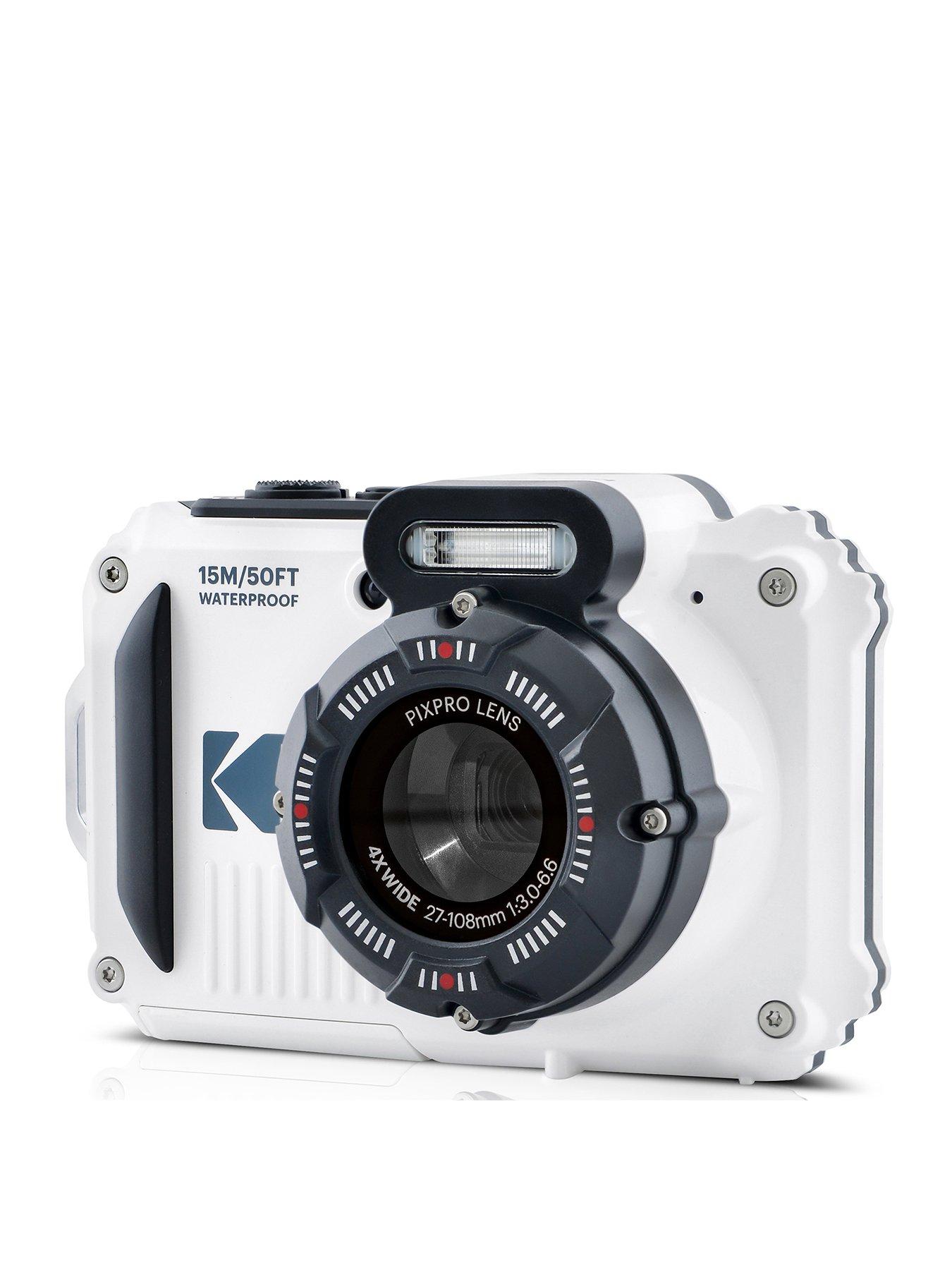 undefined PIXPRO WPZ2 Waterproof 16MP 4x Zoom Tough Compact Camera - White
