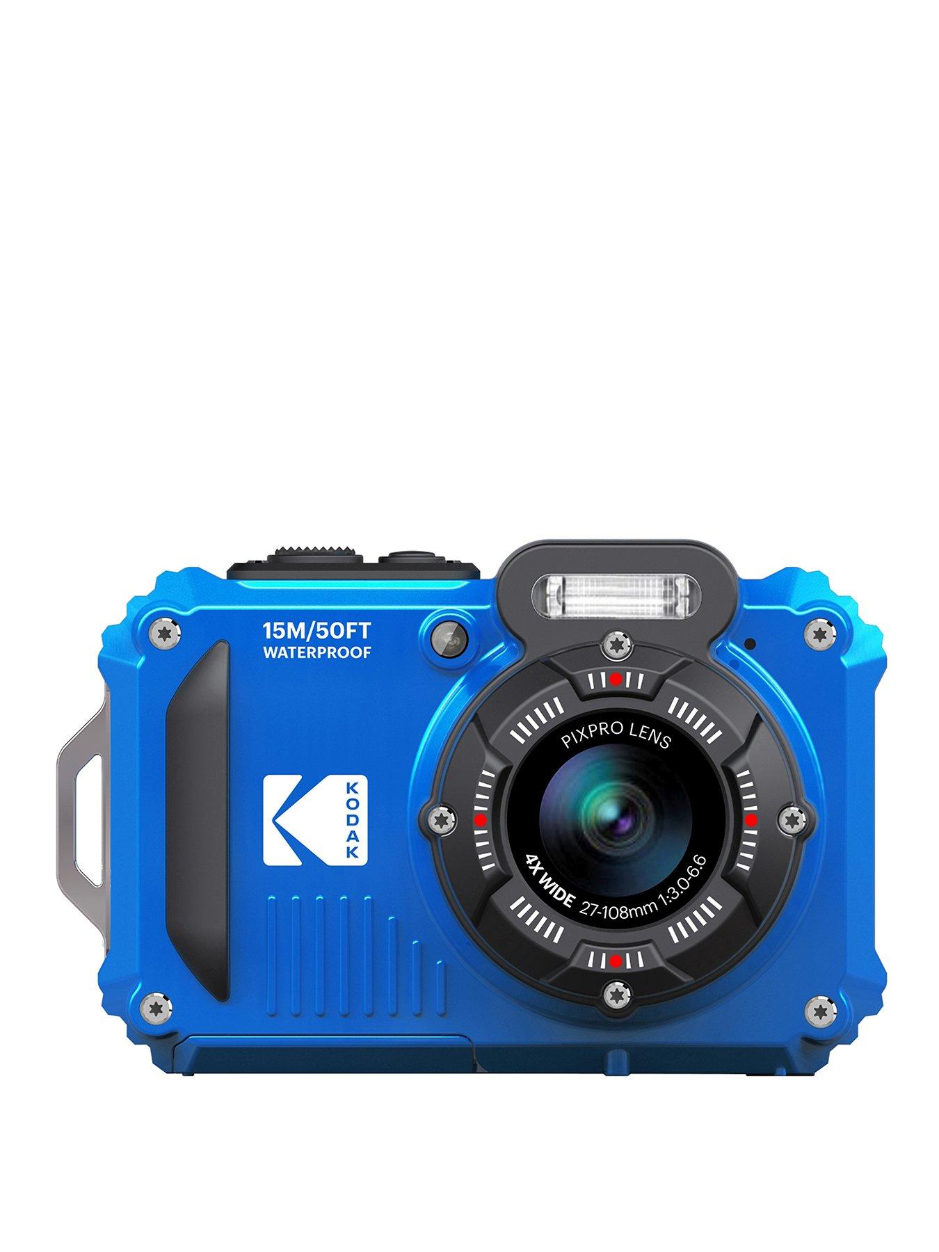  image of kodak-pixpro-wpz2-4x-zoom-tough-camera-inc-shoulder-bag-with-compartment-amp-32gb-microsd-card-blue
