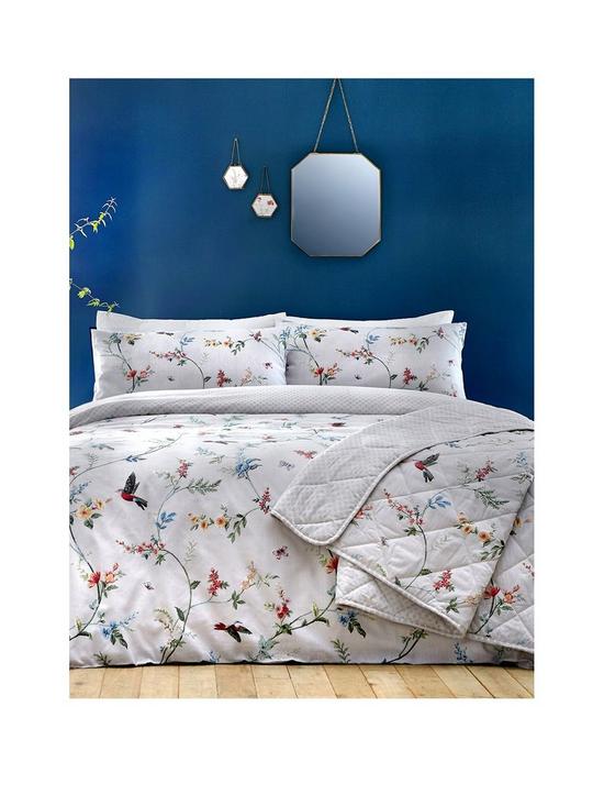 front image of dreams-drapes-mansfield-floral-duvet-cover-set