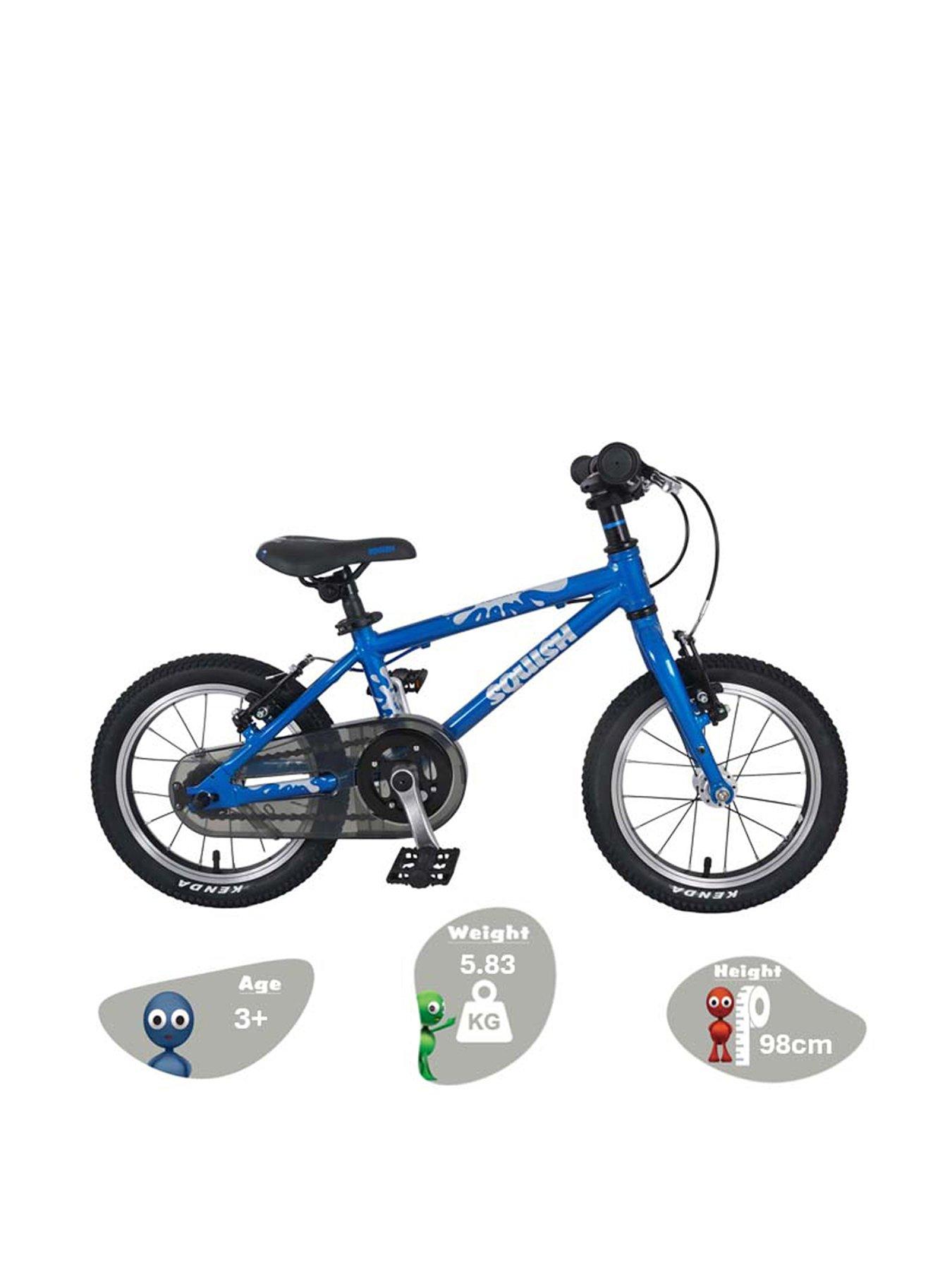 Squish Lightweight 14 Wheel Children s Bike Blue littlewoods