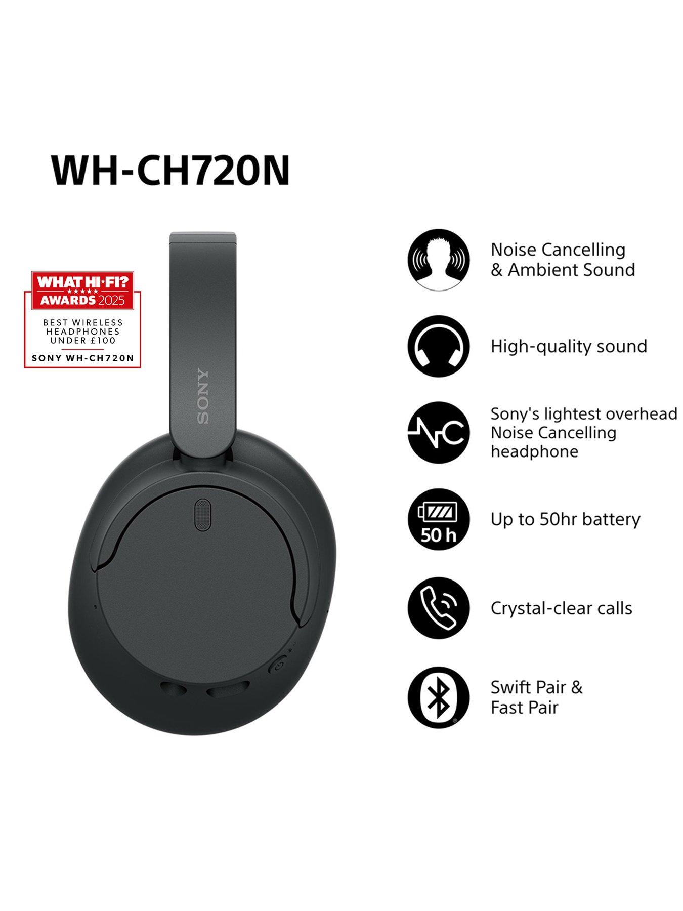  image of sony-wh-ch720n-noise-cancelling-wireless-bluetooth-headphones-up-to-35-hours-battery-life-and-quick-charge-black