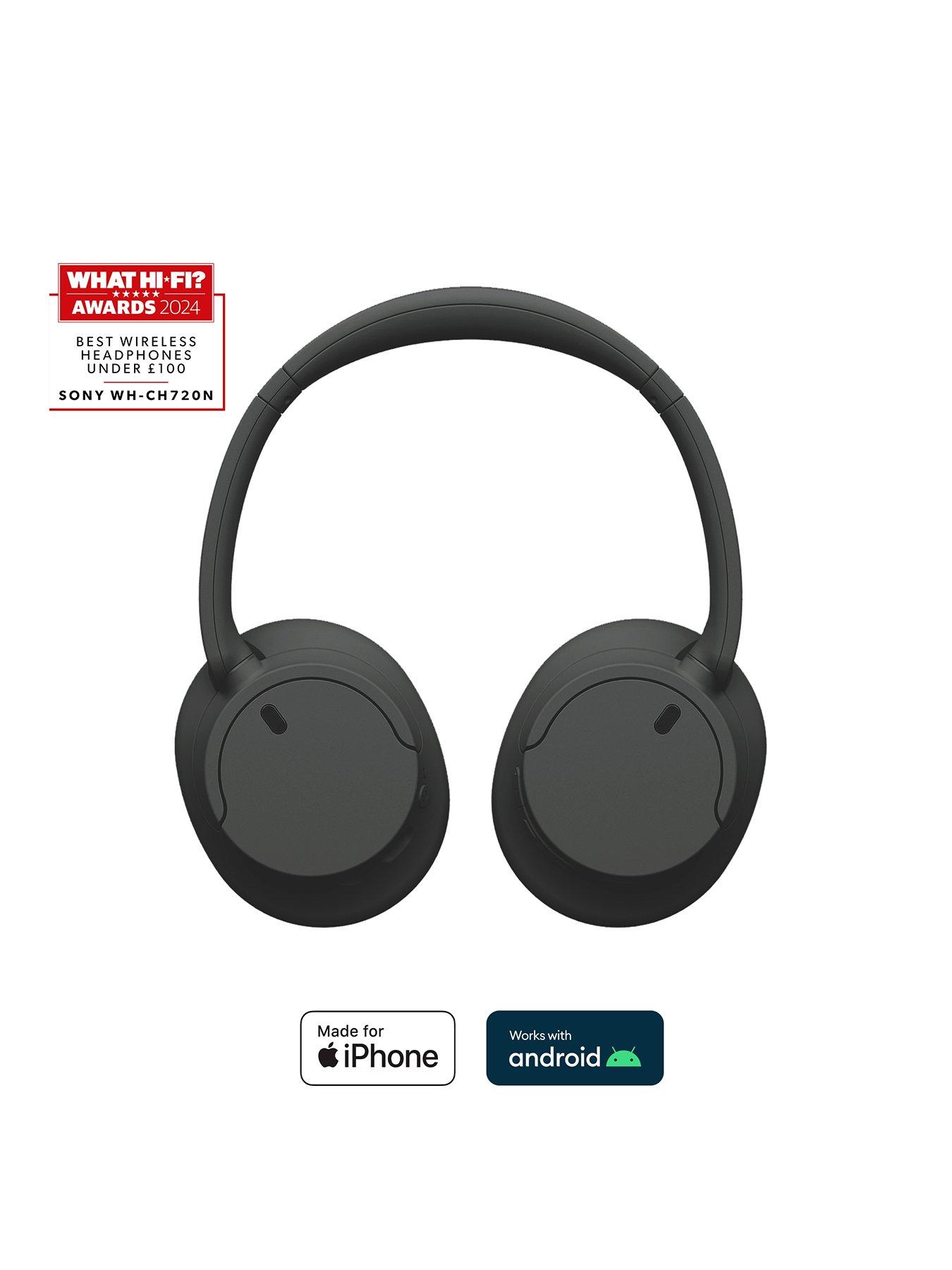 Image 2 of 8 of Sony WH-CH720N Noise-Cancelling Wireless Bluetooth Headphones - Up to 35 hours battery life and Quick Charge - Black