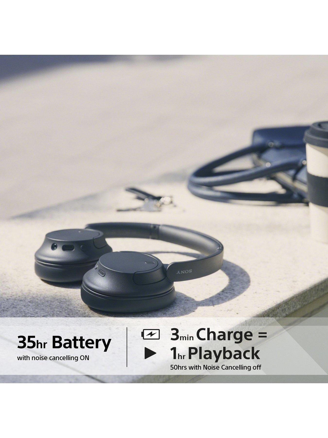 Image 5 of 8 of Sony WH-CH720N Noise-Cancelling Wireless Bluetooth Headphones - Up to 35 hours battery life and Quick Charge - Black