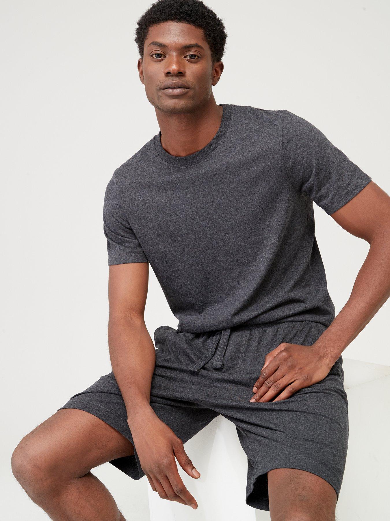 Image 7 of 7 of Very Man Loungewear Jersey Shorts 2 Pack - Multi
