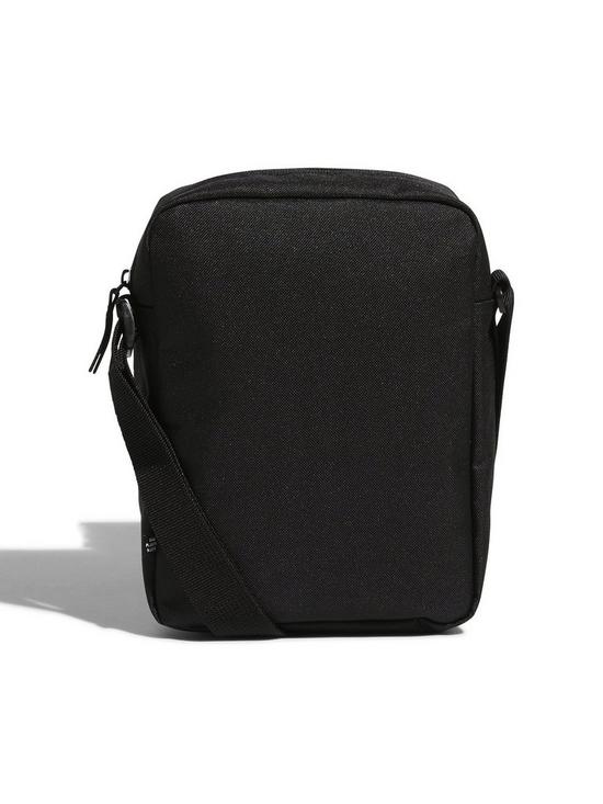 back image of adidas-mens-small-organizer-bag-black