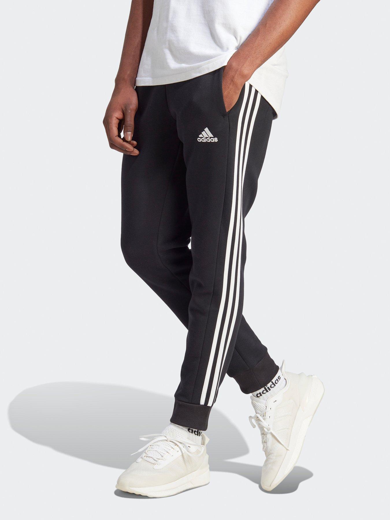 adidas Lounge French Terry Colored Mélange Pants - Grey, Men's Lifestyle