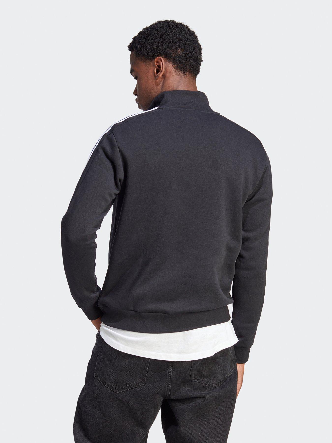 adidas Mens Essentials Sweatshirt - Black | littlewoods.com