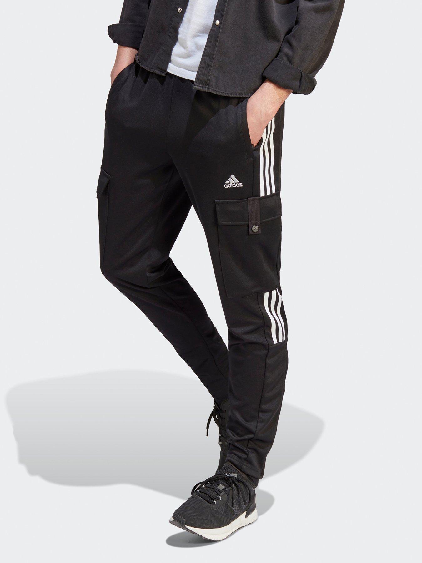 Adidas black cargo pants on sale