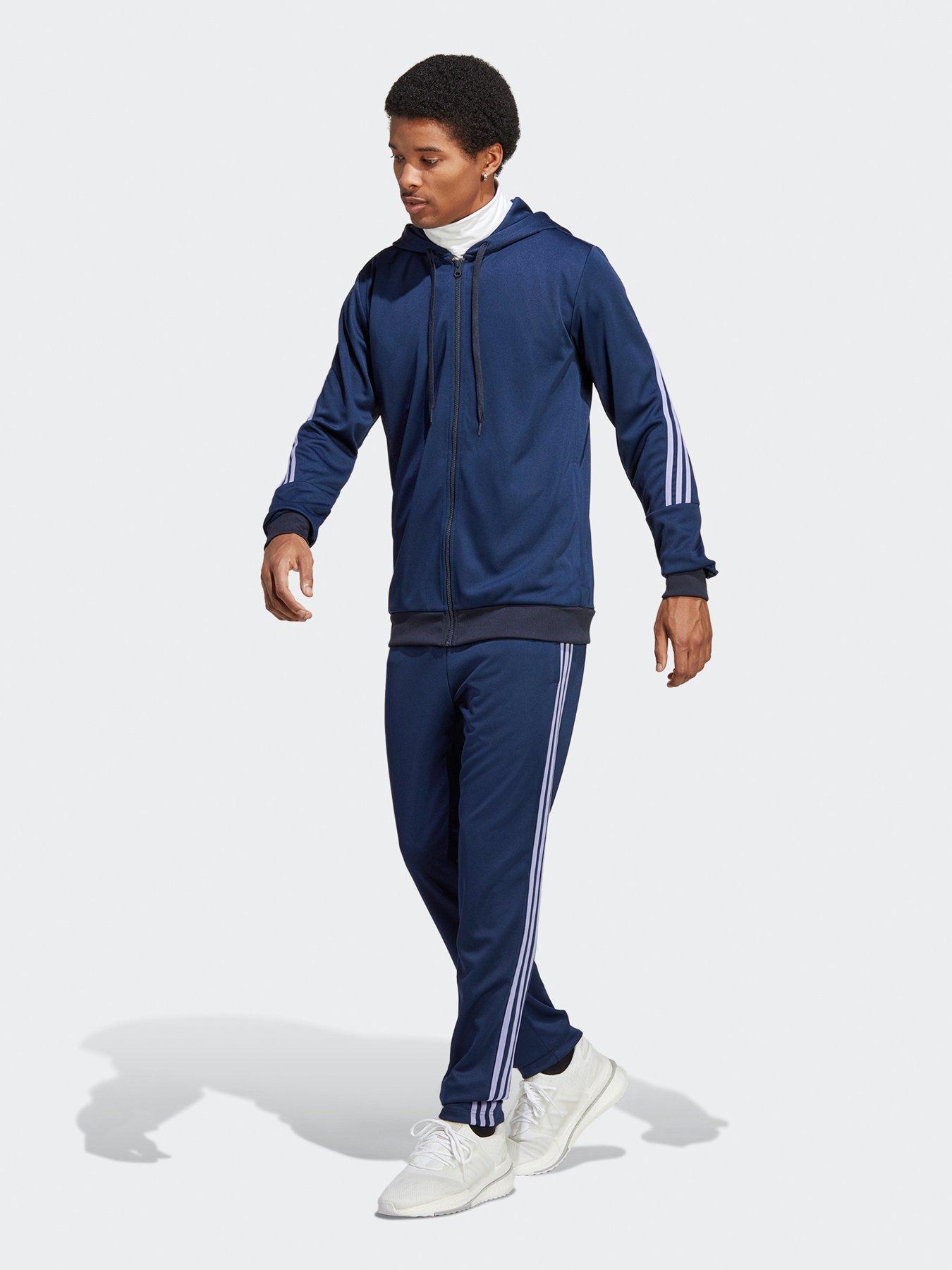 Adidas three outlet stripe tracksuit