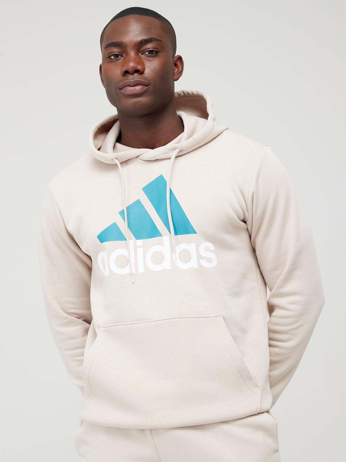 Adidas big 2024 logo hoodie