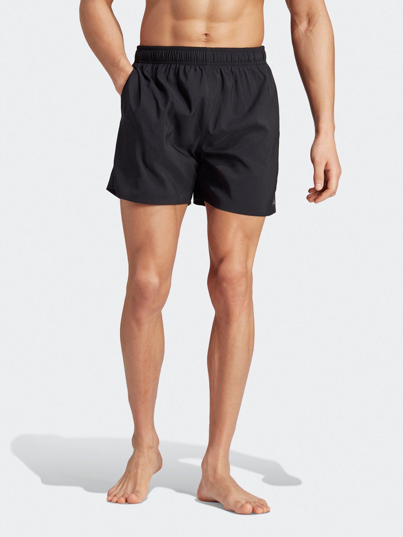 adidas-mens-solid-small-logo-swim-short-black