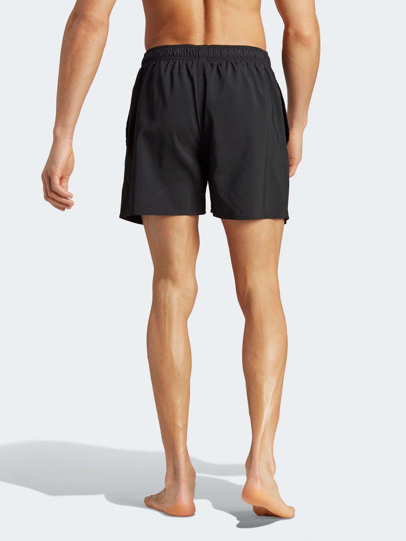 Mens black adidas swim on sale shorts