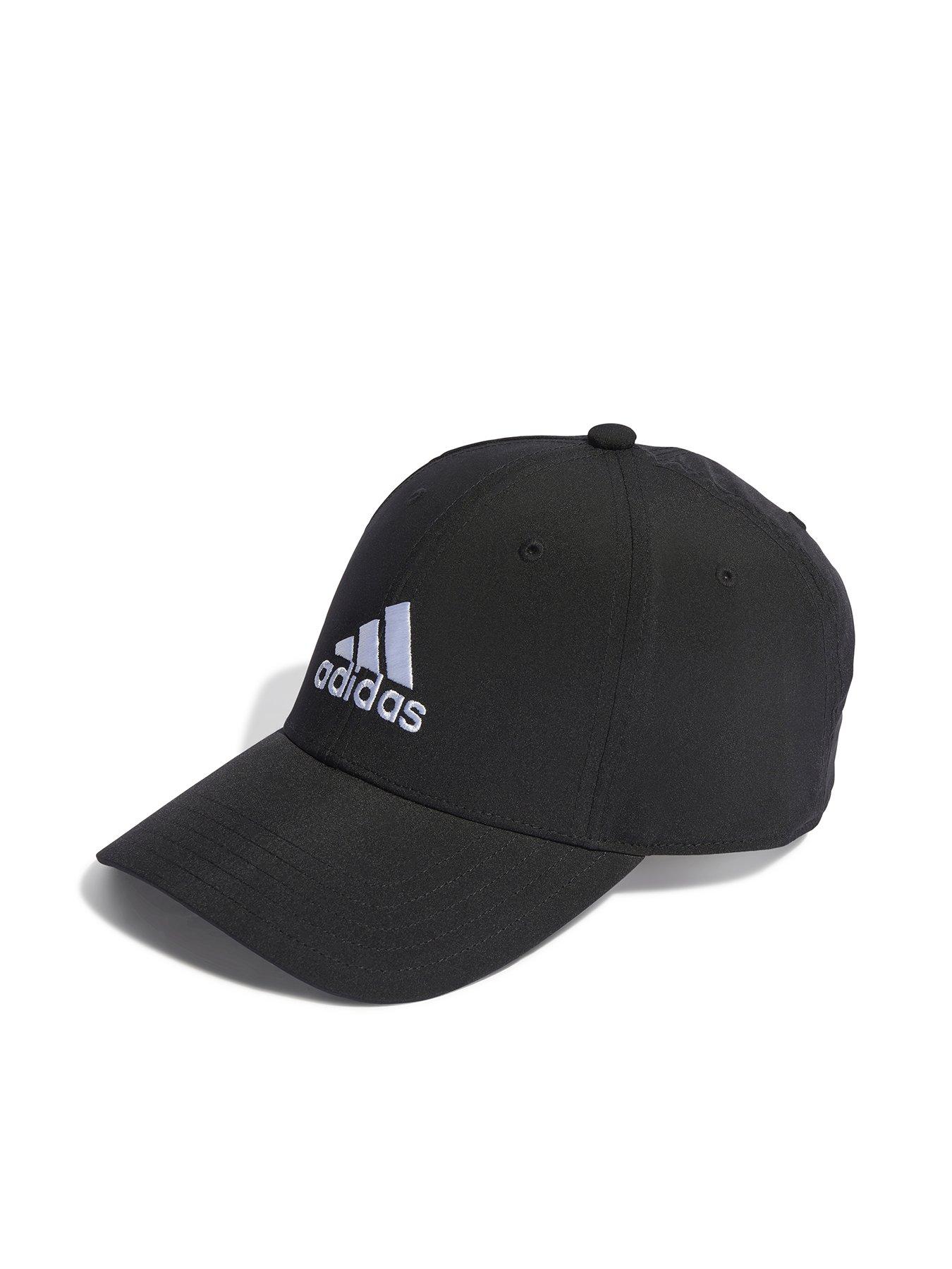 front image of adidas-sportswear-unisex-baseball-cap-blackwhite