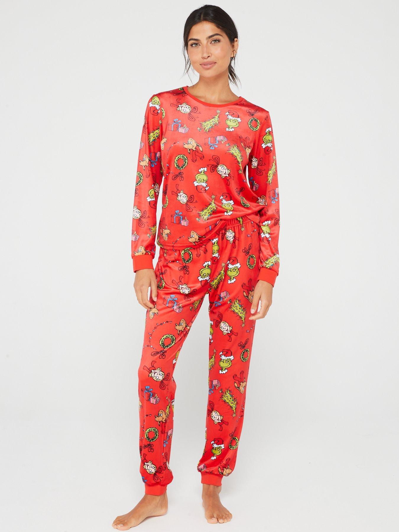 Ladies grinch pyjamas new arrivals