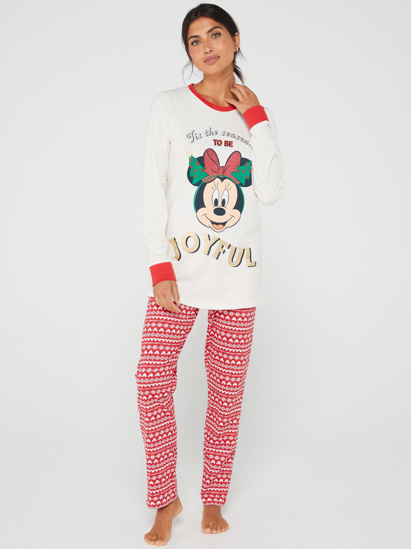 Minnie mouse store pajamas womens