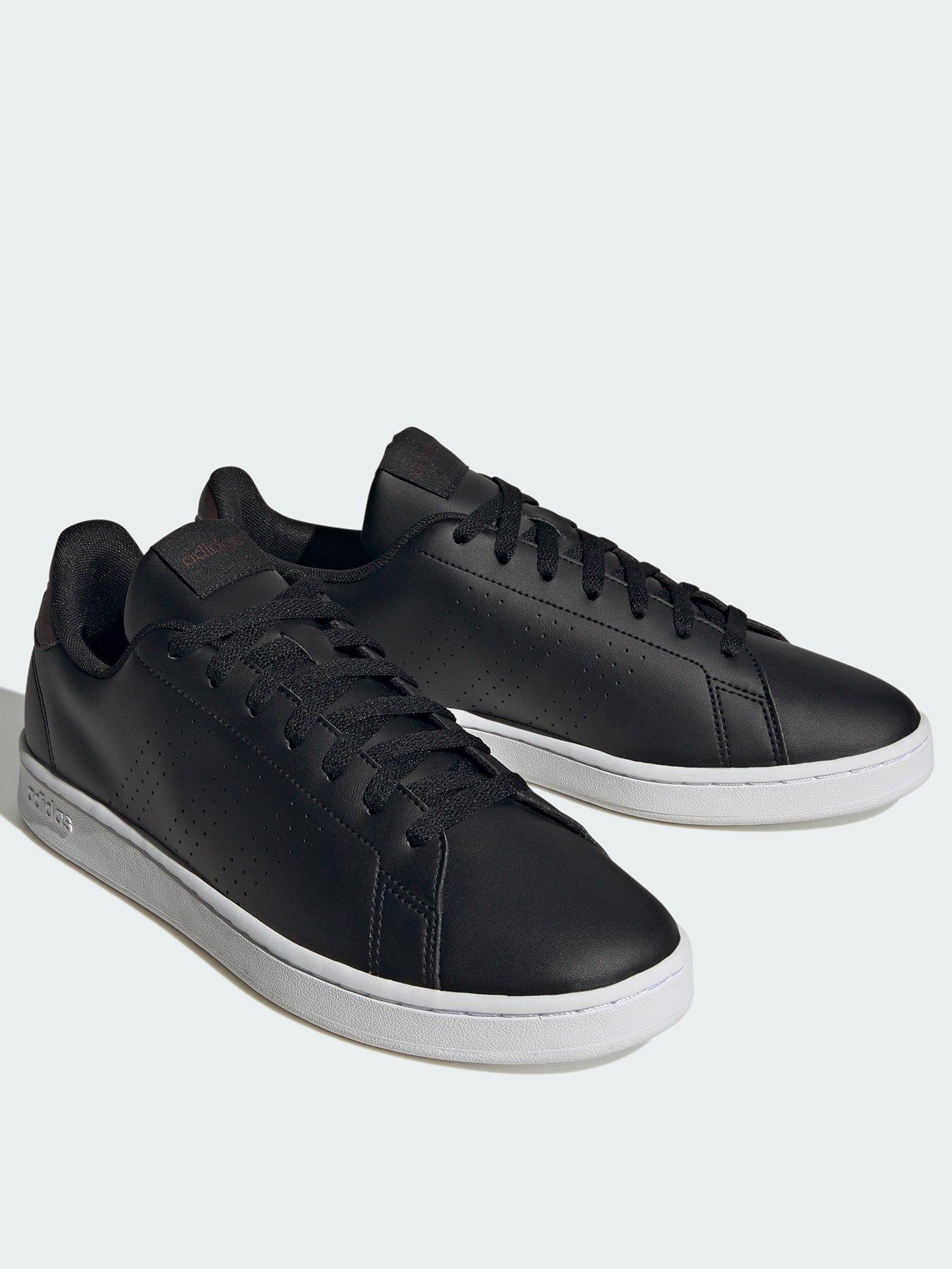 Adidas advantage cloudfoam black on sale