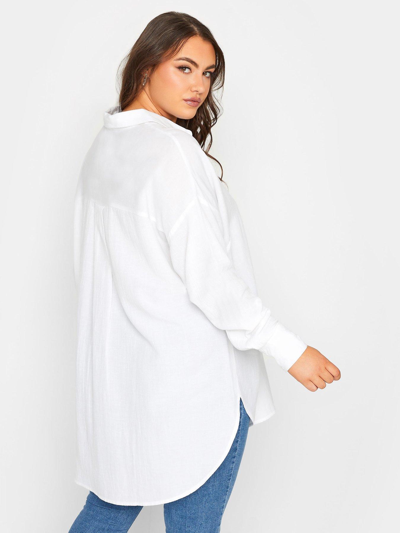 stillFront image of yours-linen-button-through-shirt--nbspwhite