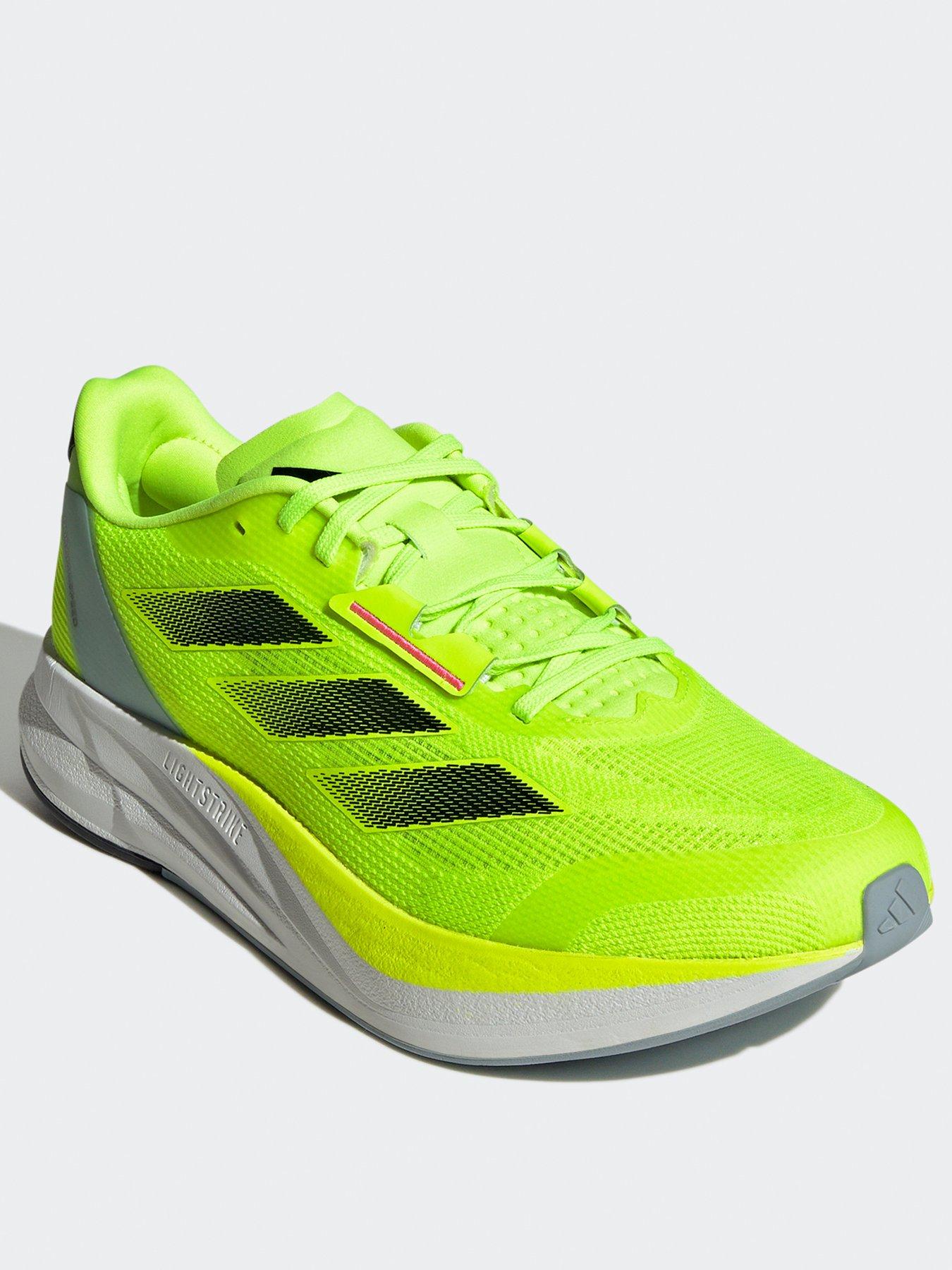 Mens green and yellow adidas clearance trainers