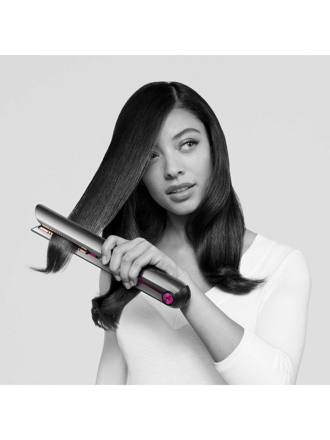 Image 5 of 7 of Dyson Corrale&trade; Cordless Hair Straightener - Black Nickel &amp; Fuchsia