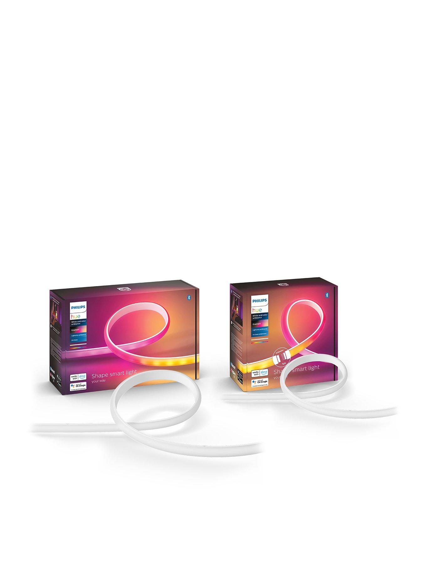 Philips Hue Hue White and Colour Ambiance Gradient Lightstrip 2m and 1m extension